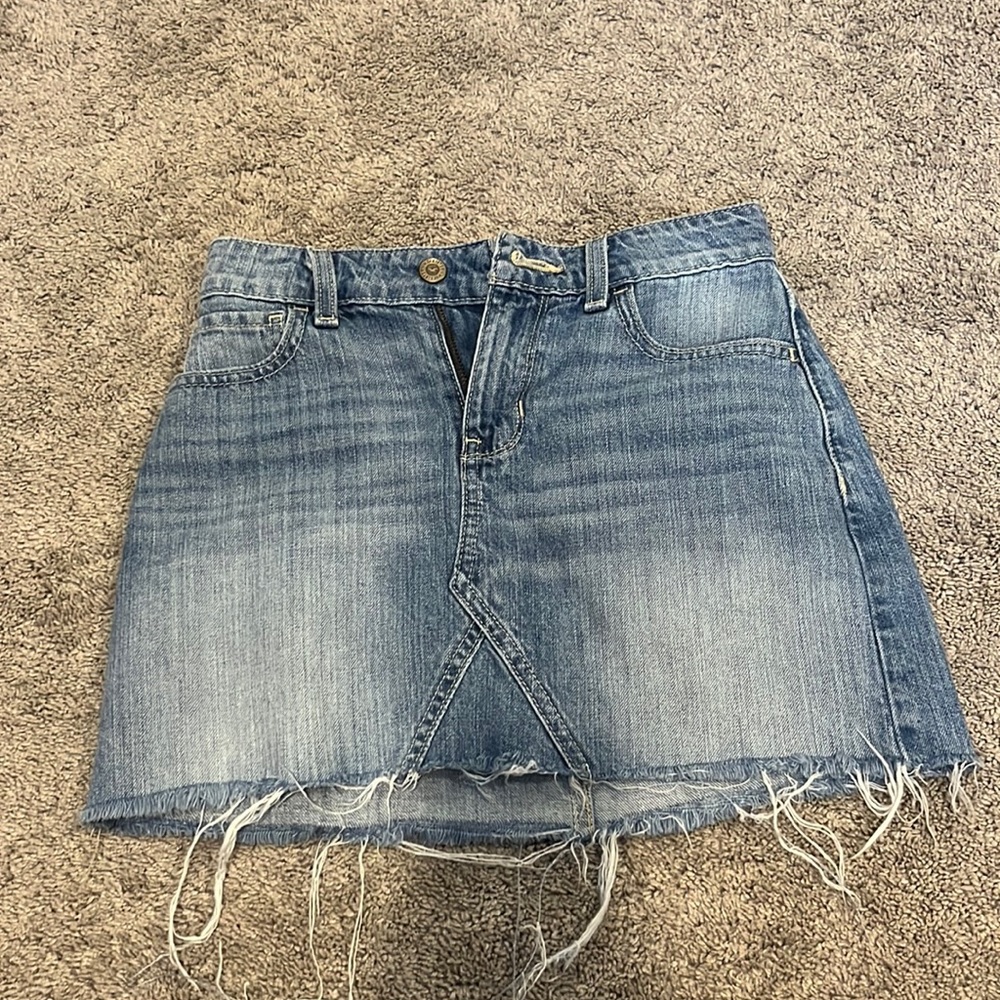 Blue jean skirt from Hollister